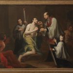 5. Devoto dell'Eucarestia liberato dalle catene - navata destra - olio su tela, cm 154 x 234