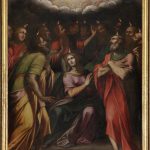 4. Pentecoste - seconda cappella della navata destra - olio su tela cm 233x173