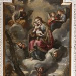 2. Madonna con Bambino - presbiterio - olio su tela - cm 300x200