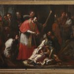 7. San Carlo porta il viatico agli appestati - navata sinistra - olio su tela, cm 153 x 225 