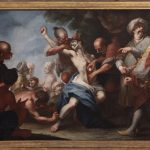 6. Miracolo eucaristico - navata destra-  olio su tela, cm 155 x 234 