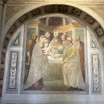 Attuale Battistero. Sulla parete di fondo affresco di scuola luinesca